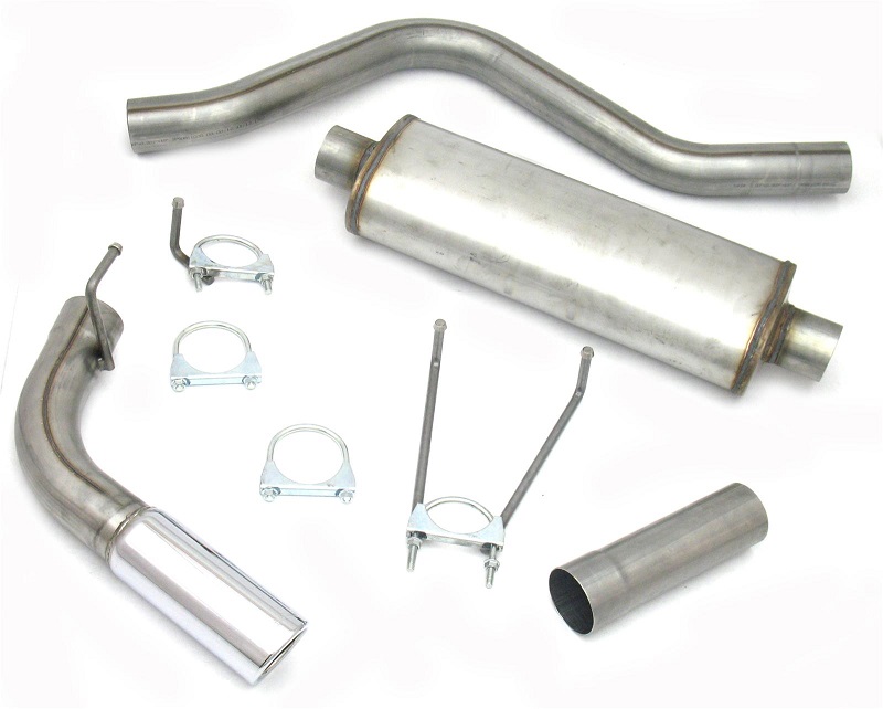JBA Headers Single Exhaust Kit Polished Tip 19-up Ram 1500 5.7L - Click Image to Close